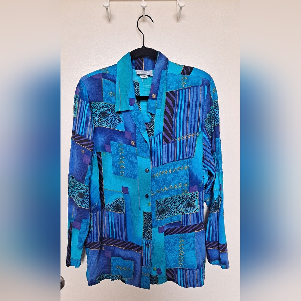 VINTAGE Blair Long Sleeve Button Up Shirt